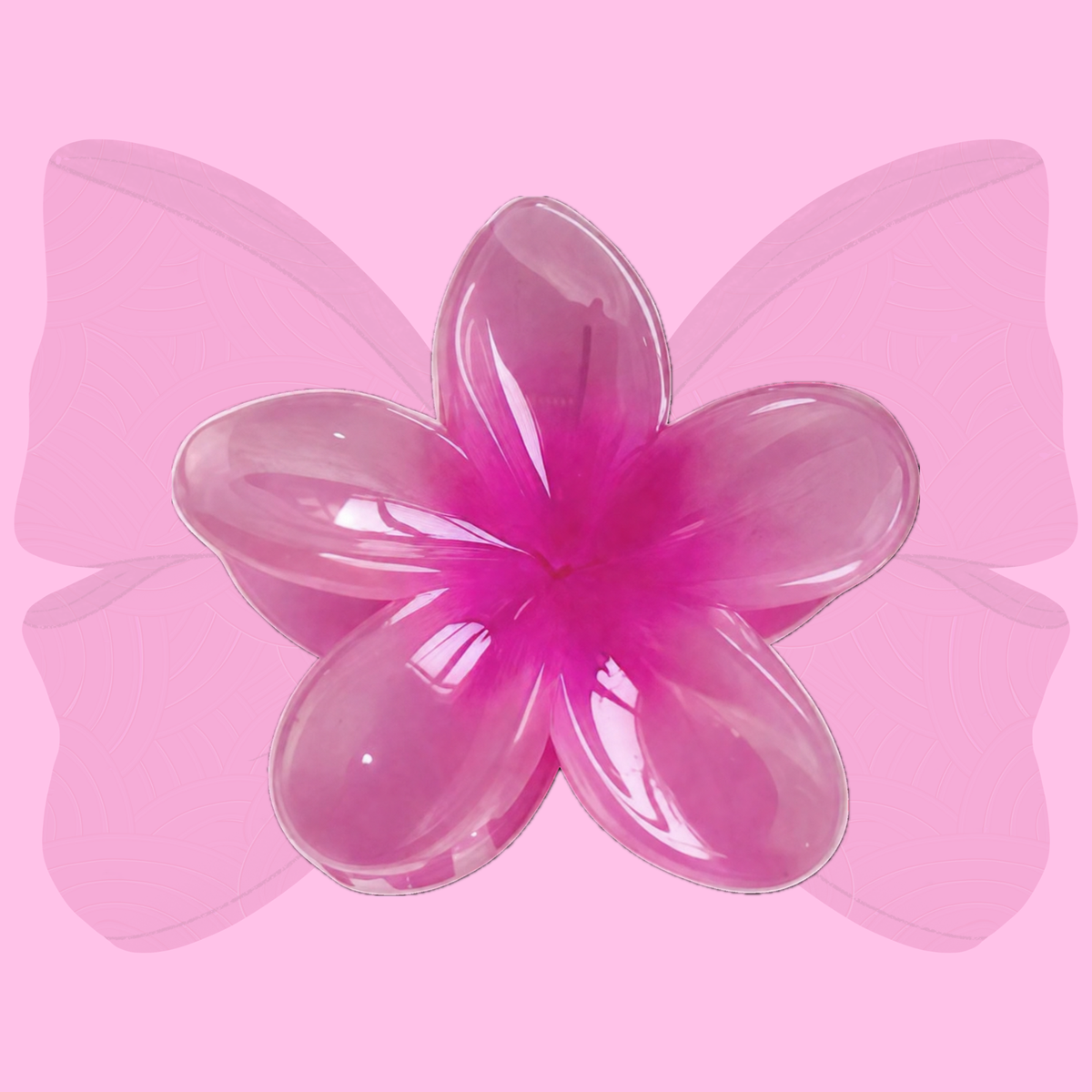 Flower Claw Clip