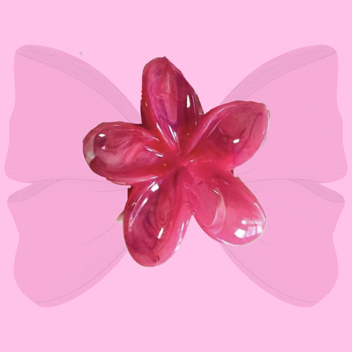 Flower Claw Clip